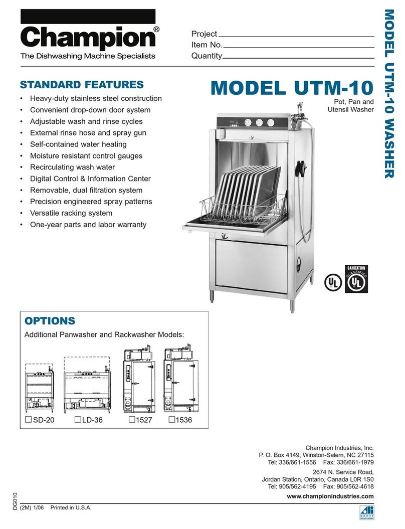 Champion UTM-10 Specifications
