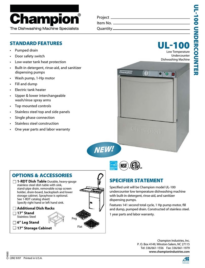 Champion UL-100 User manual