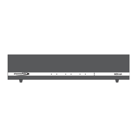 Channel Plus DA-550BID User manual Channel Plus DA-550BID User manual