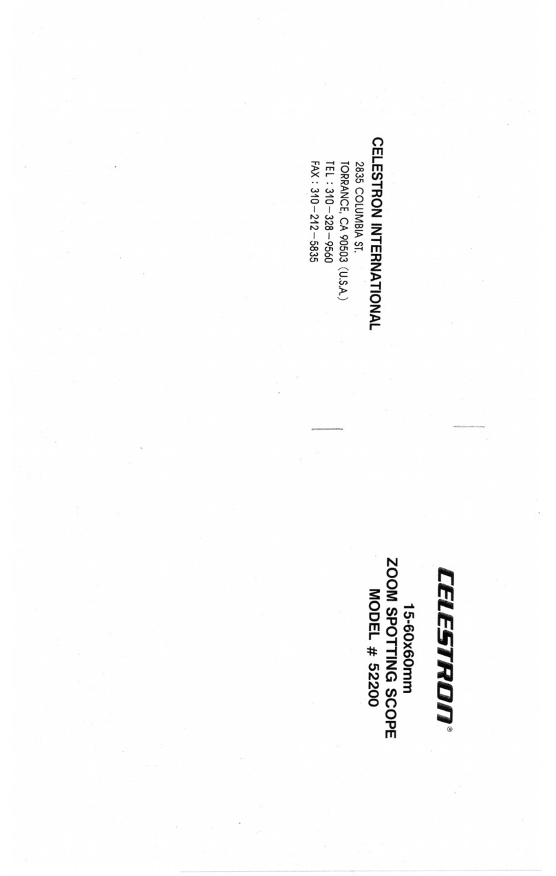 Celestron 15-60x60mm User manual Celestron 15-60x60mm User manual