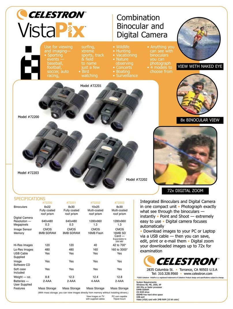 Celestron VistaPix 10x25 User manual Celestron VistaPix 10x25 User manual