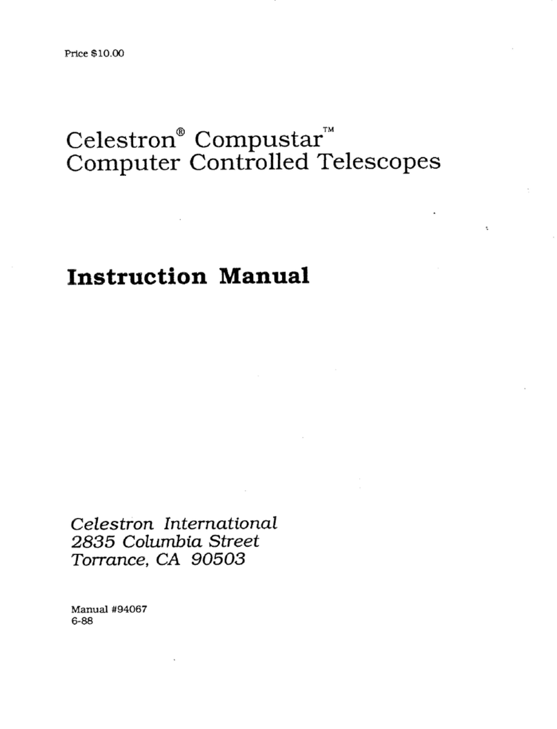 Celestron Compustar User manual Celestron Compustar User manual