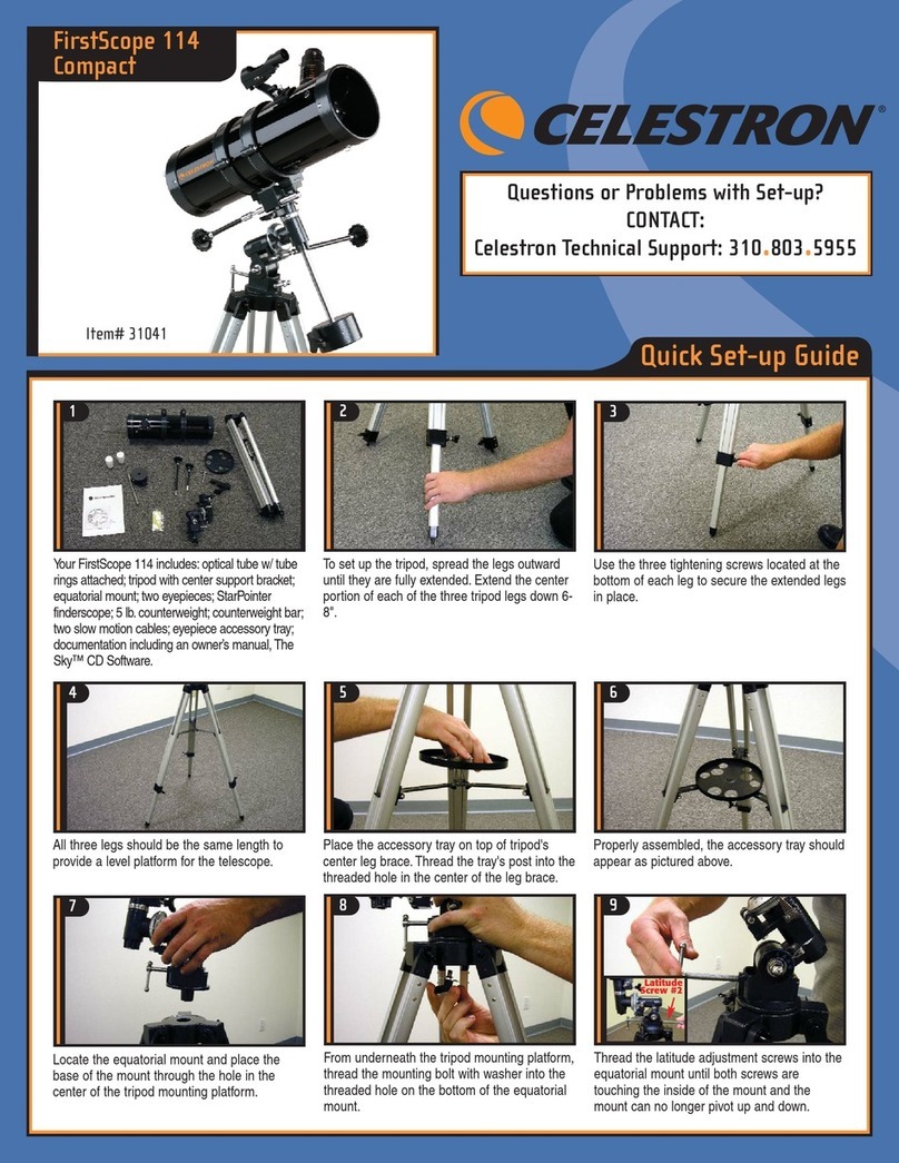 Celestron FirstScope 114EQ User manual