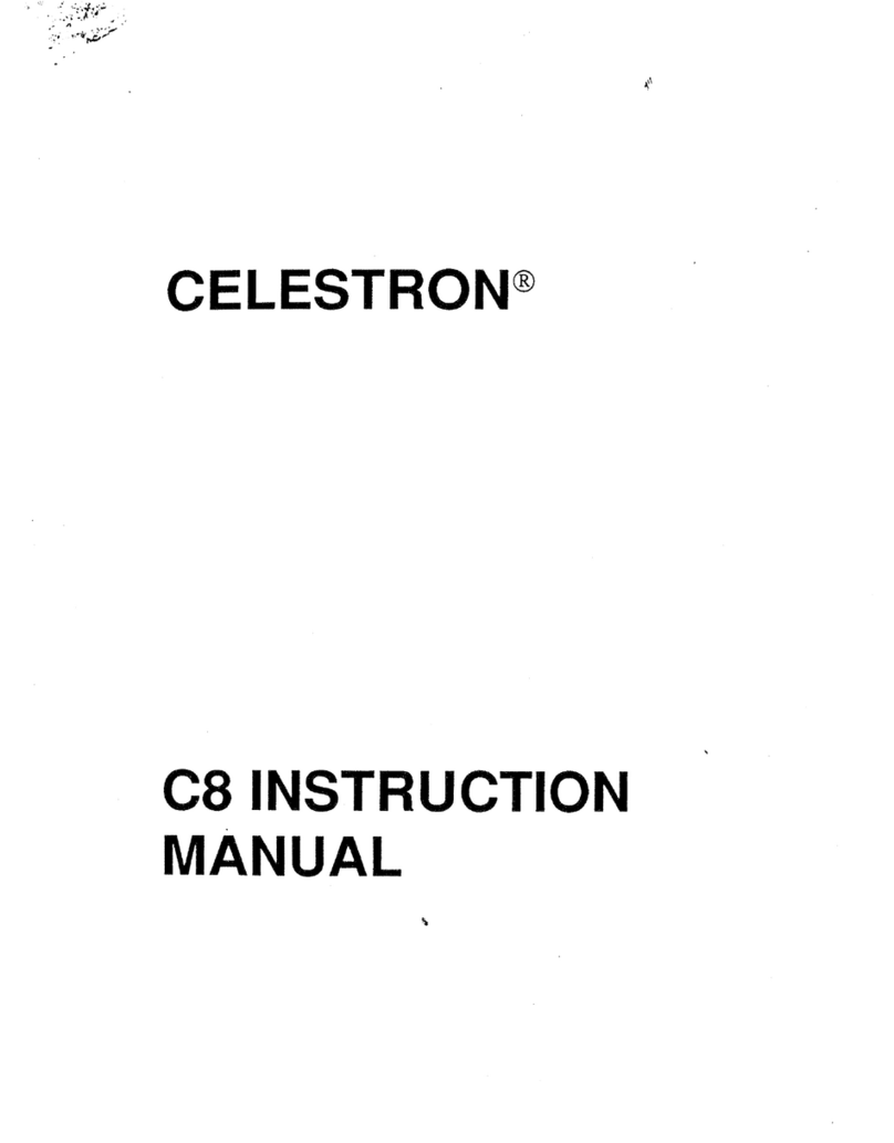 Celestron Super C8 User manual Celestron Super C8 User manual