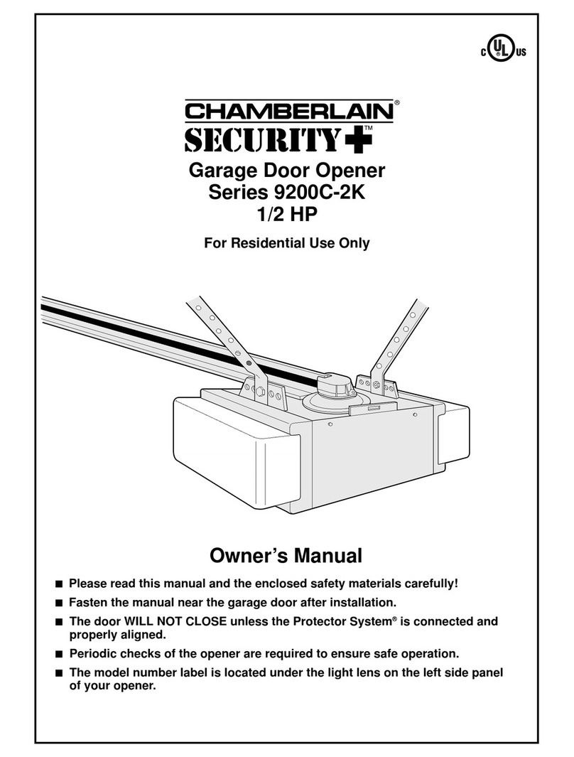 Chamberlain Security+ 9200C-2K User manual