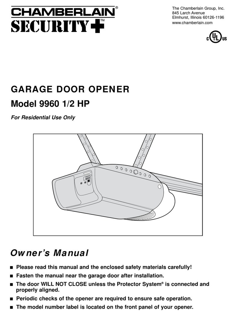 Chamberlain 9960 User manual