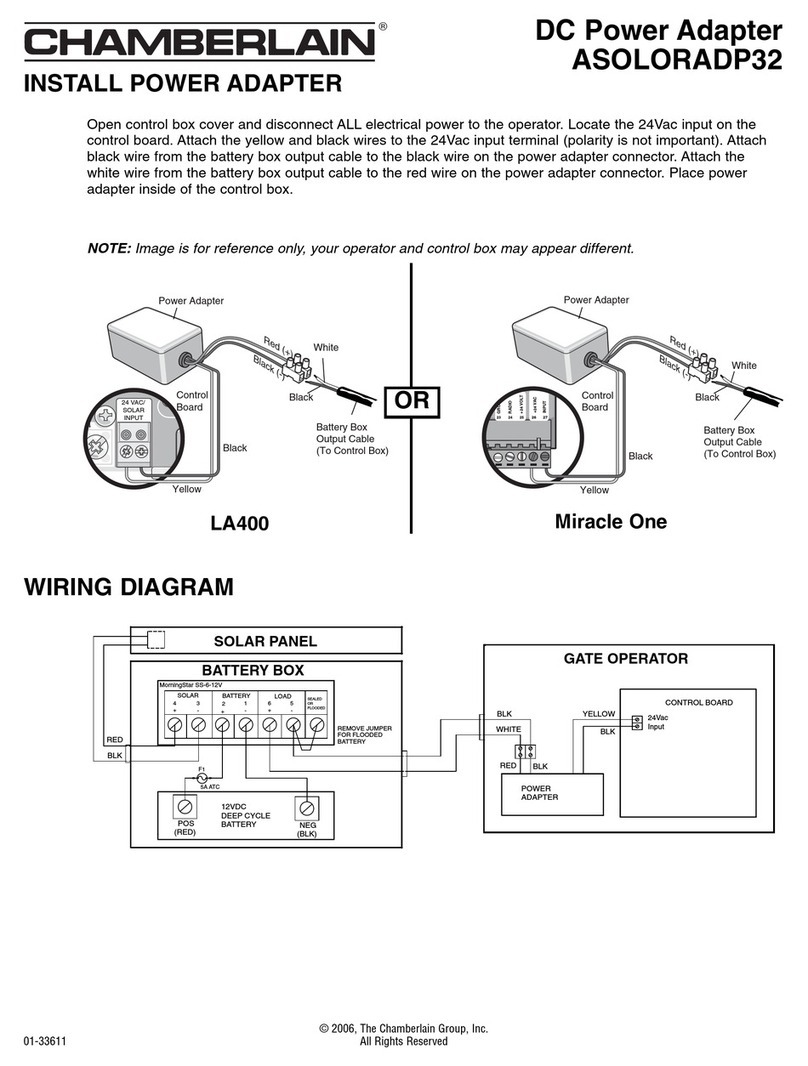 Chamberlain ASOLORADP32 install guide