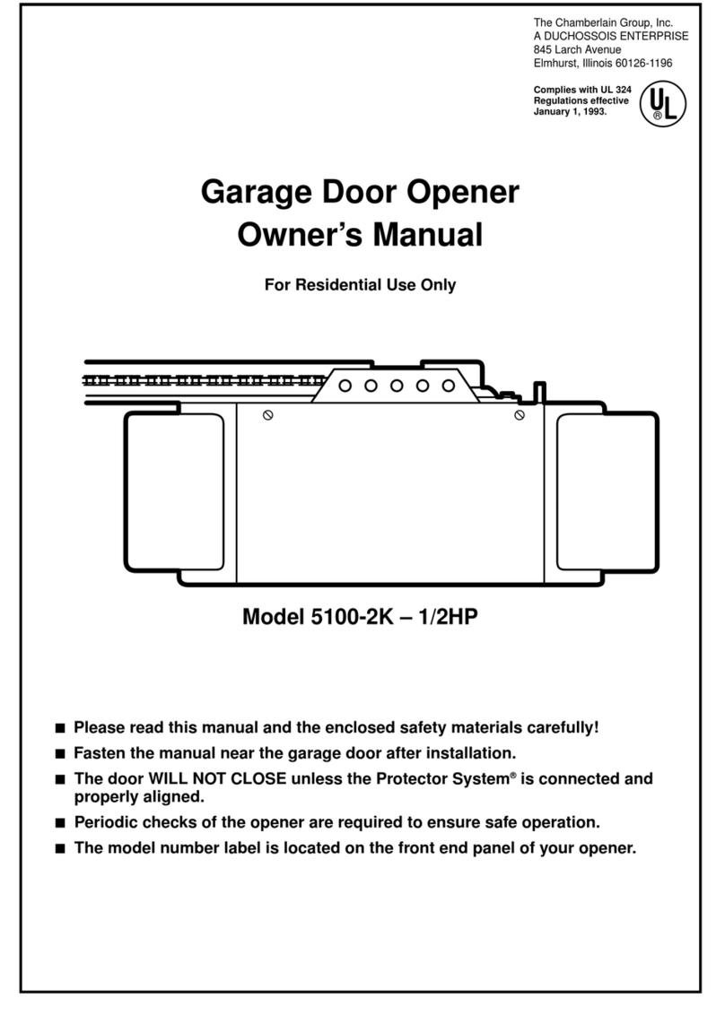 Chamberlain 5100-2K owner's manual Chamberlain 5100-2K owner's manual