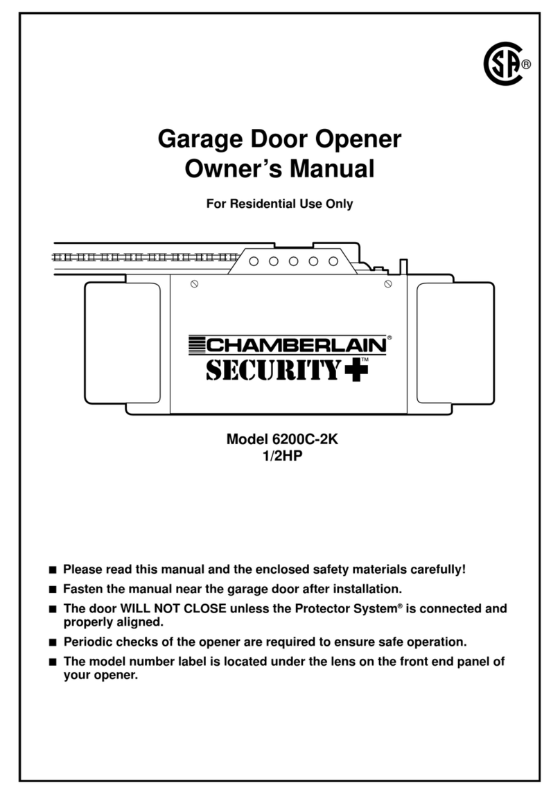 Chamberlain Security+ 6200-2K User manual