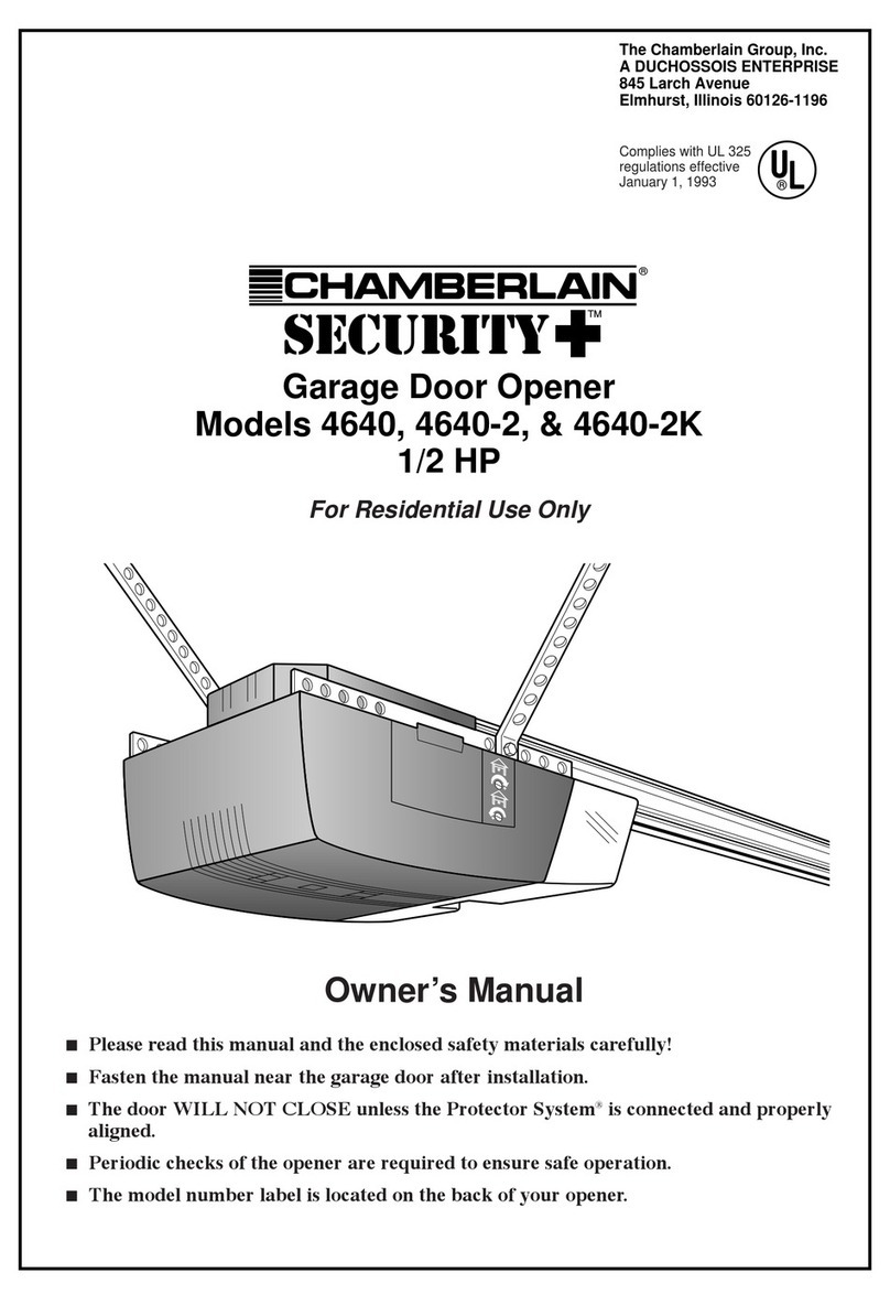 Chamberlain Security+ 4640 owner's manual