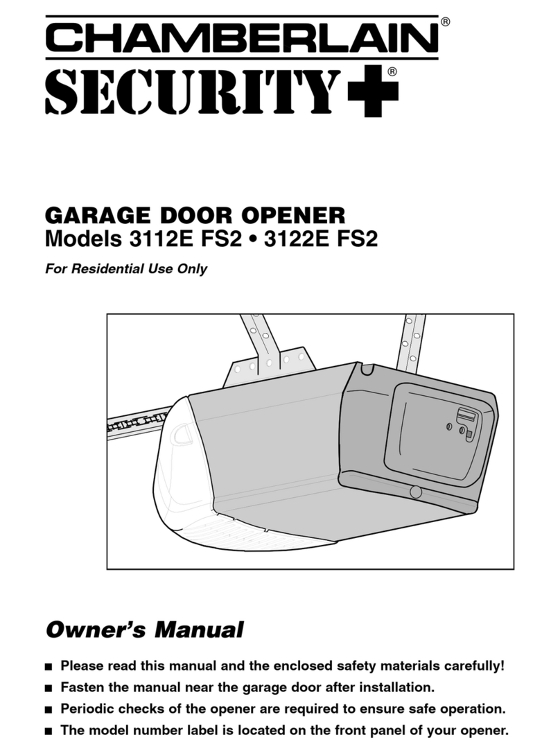 Chamberlain Security+ 3112E FS2 User manual