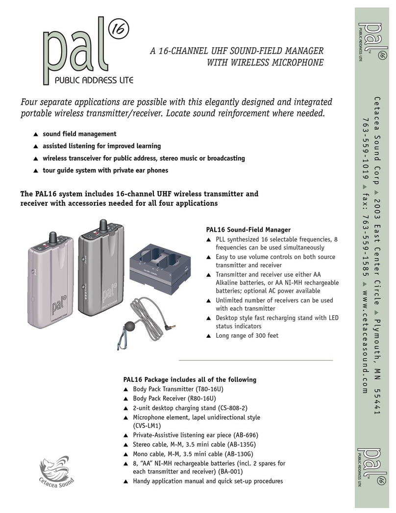 Cetacea Sound PAL16 brochure