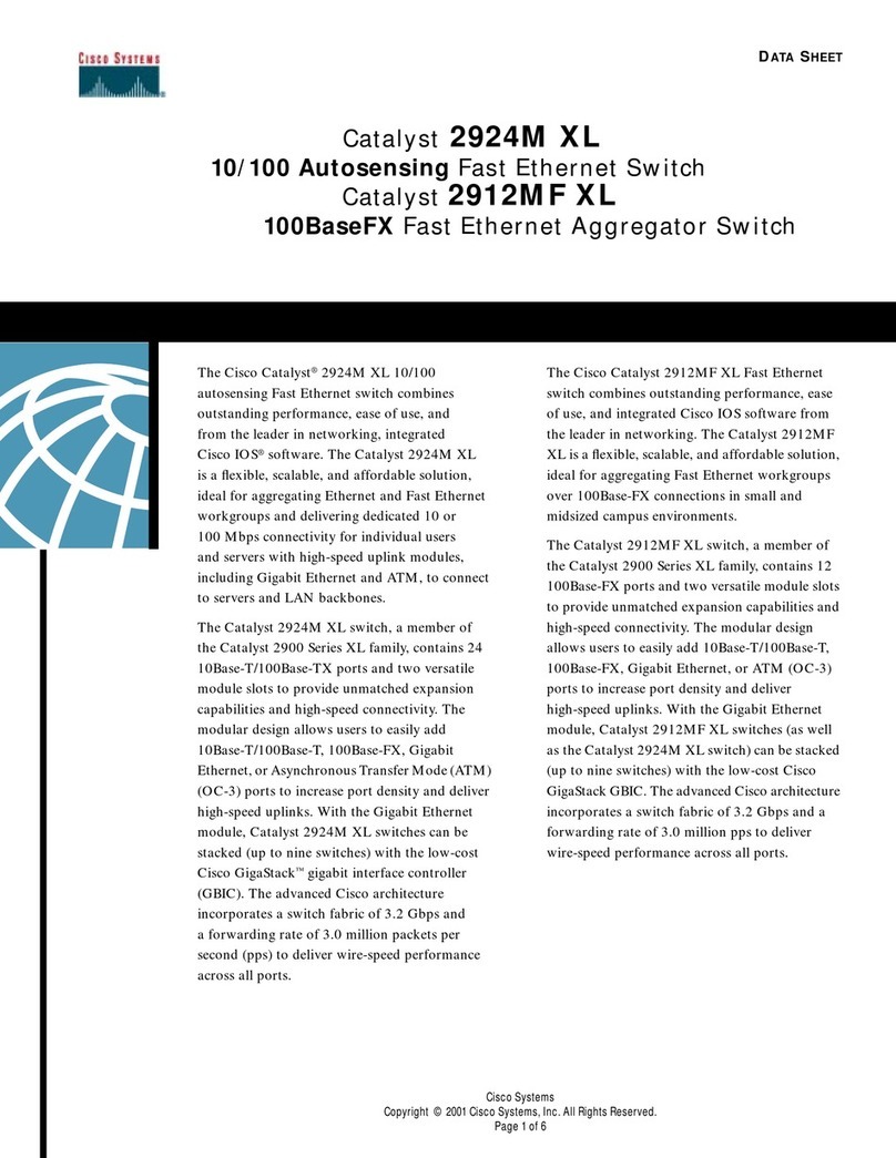 Cisco Catalyst 2924M XL User manual