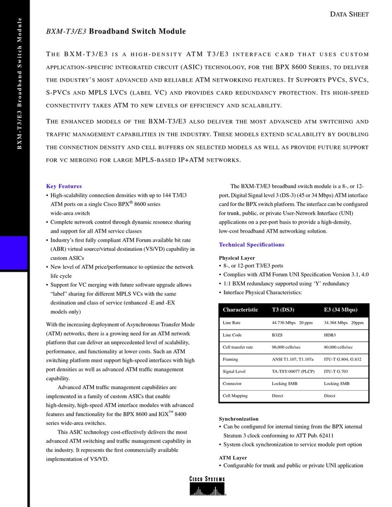 Cisco BPX-BXM-T3-12 User manual Cisco BPX-BXM-T3-12 User manual