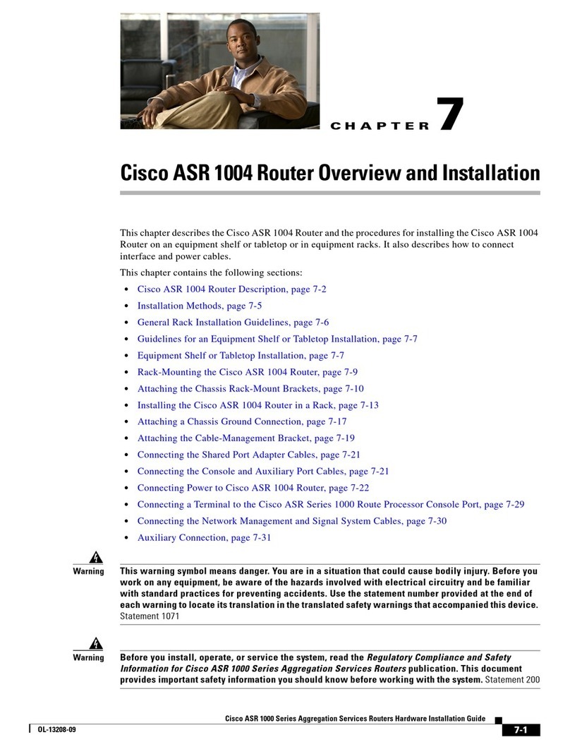 Cisco ASR1004 - ASR 1004 Modular Expansion Base User manual
