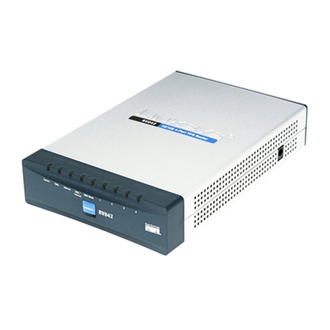Cisco RV042 - Small Business Dual WAN VPN Router Specifications