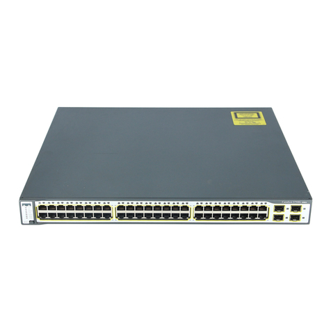 Cisco 3750 - Catalyst EMI Switch User manual