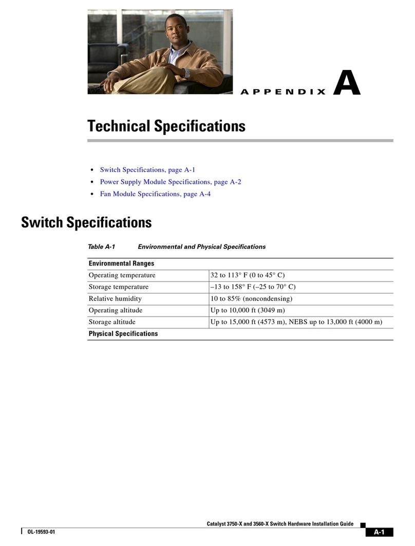 Cisco Catalyst 3560-X-24T Technical specifications