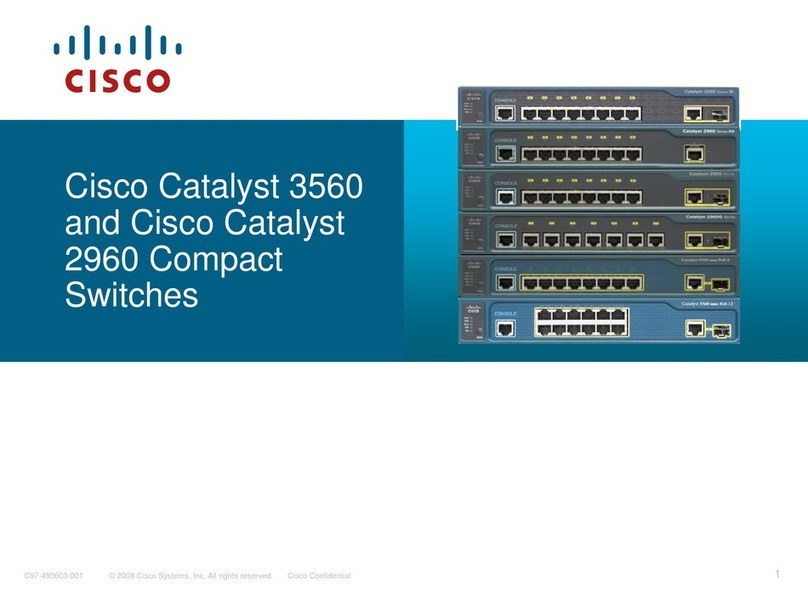 Cisco Catalyst 3560-8PC User manual Cisco Catalyst 3560-8PC User manual
