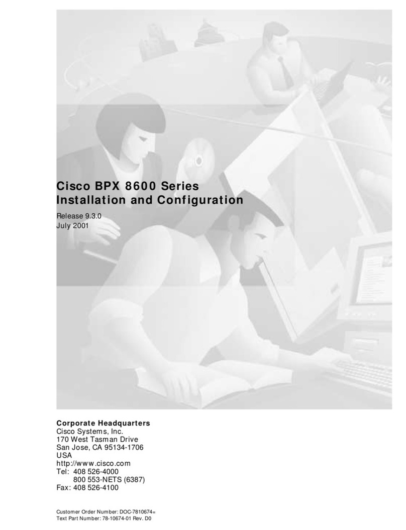 Cisco BPX-BXM-155-8DX Operator's manual Cisco BPX-BXM-155-8DX Operator's manual