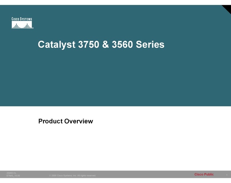 Cisco Catalyst 3560-24PS Product overview Cisco Catalyst 3560-24PS Product overview