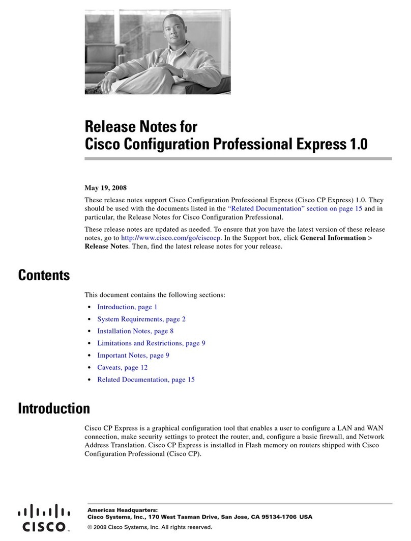 Cisco 1811W - Integrated Services Router Wireless Instruction Manual Cisco 1811W - Integrated Services Router Wireless Instruction Manual