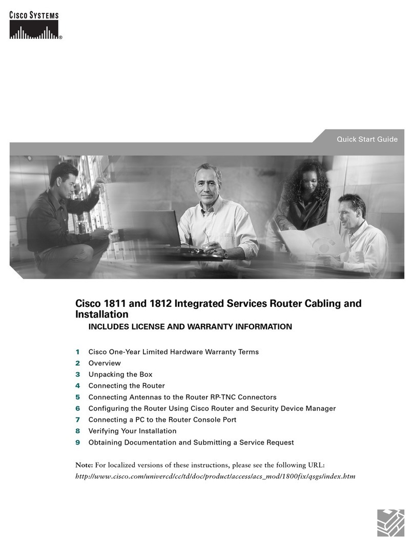 Cisco 1811 quick start guide