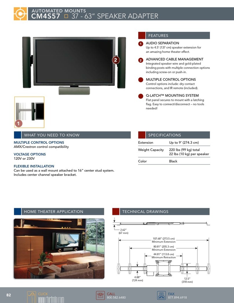 CHIEF CM4S57 Specifications