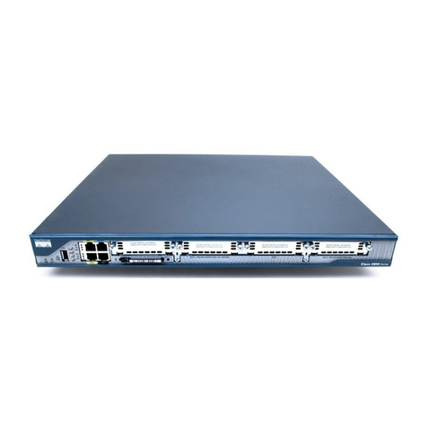 Cisco 2801 - Integrated Services Router User manual Cisco 2801 - Integrated Services Router User manual