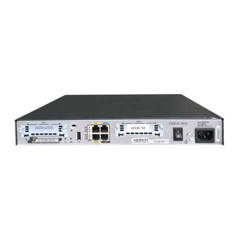 Cisco 1841 - 3G Bundle Router User manual Cisco 1841 - 3G Bundle Router User manual