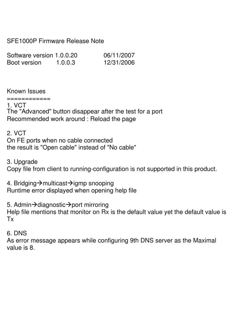 Cisco SFE1000P - Small Business Managed Switch Instruction Manual Cisco SFE1000P - Small Business Managed Switch Instruction Manual