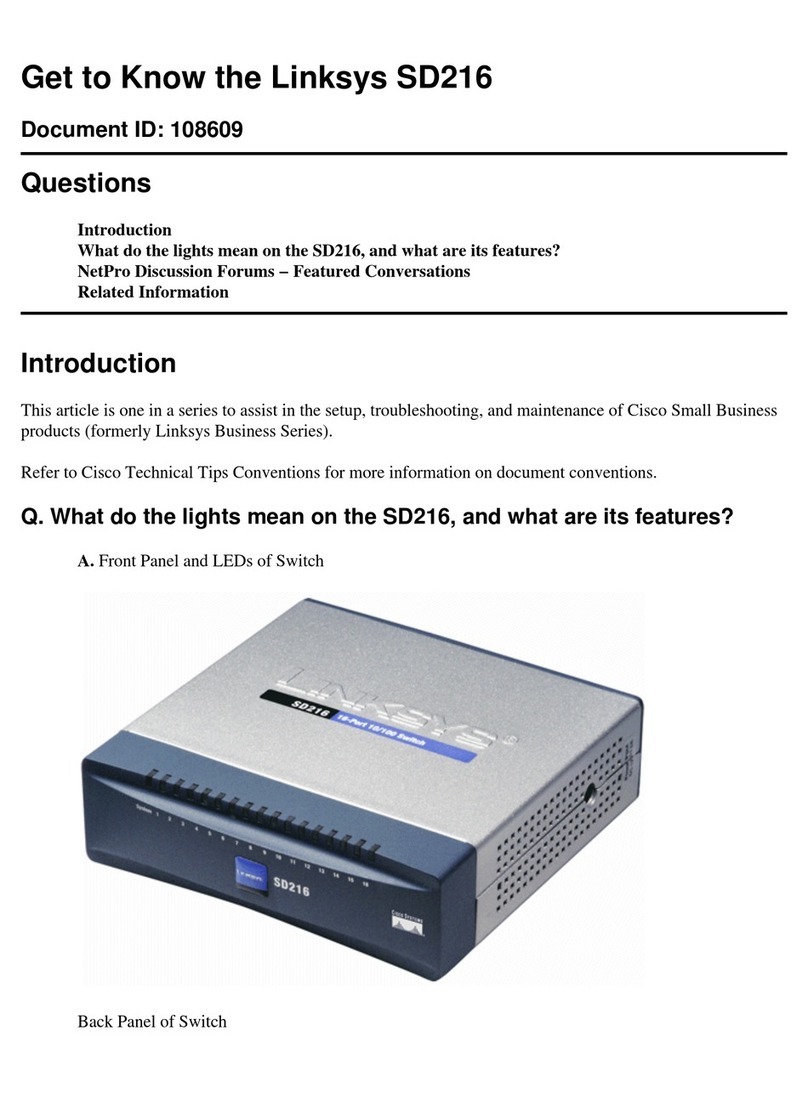 Cisco SD216 Reference manual Cisco SD216 Reference manual