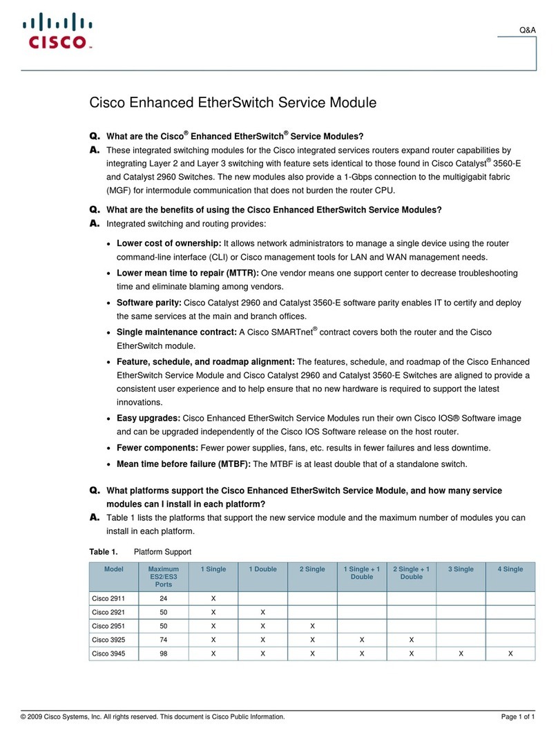 Cisco NME-X-23ES Installation guide
