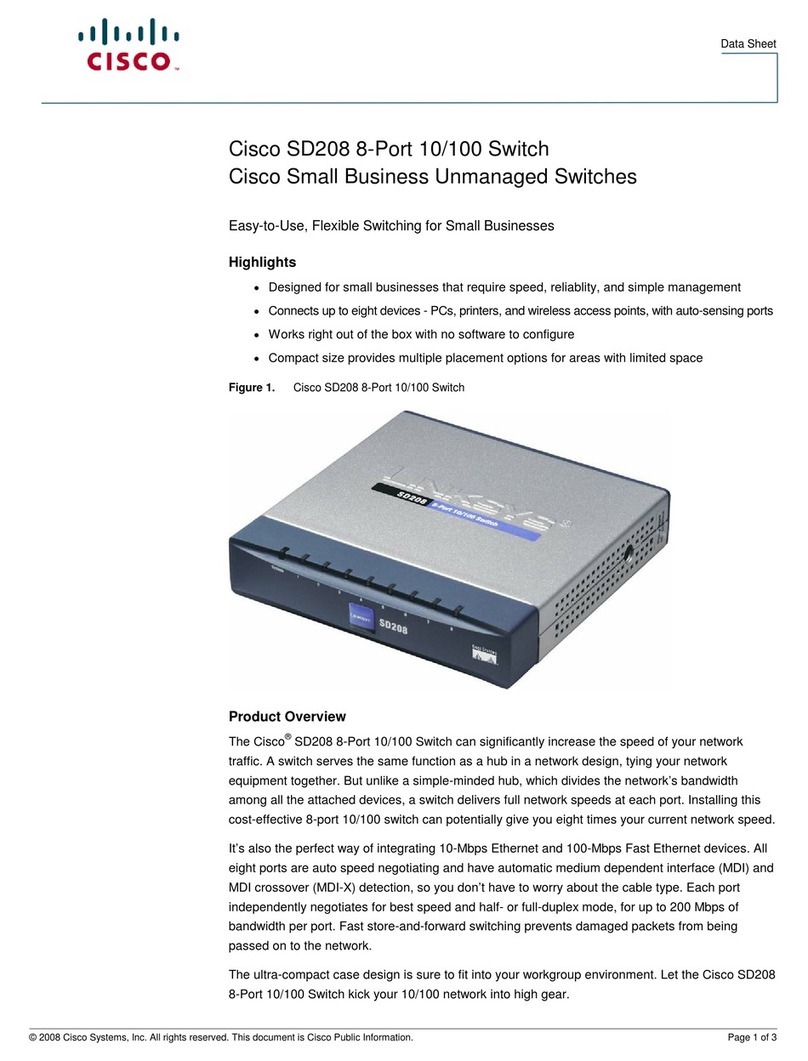 Cisco SD208 User manual Cisco SD208 User manual