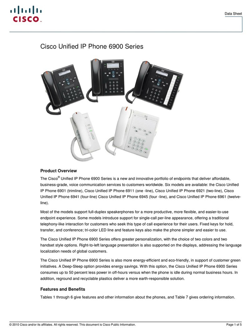 Cisco 6901 Standard datasheet