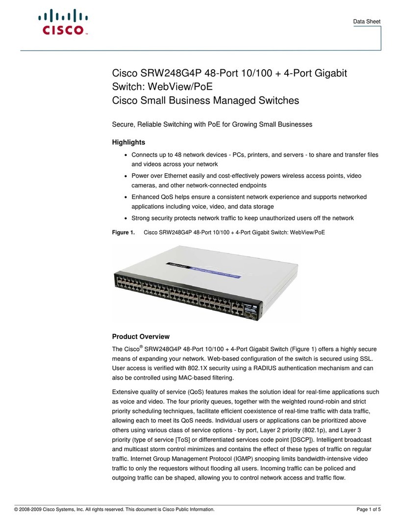 Cisco SRW248G4P User manual Cisco SRW248G4P User manual