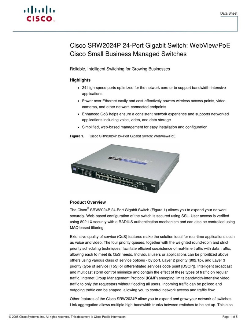 Cisco SRW2024P - Small Business Managed Switch User manual
