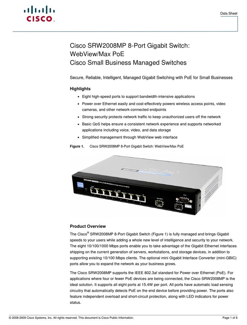 Cisco SRW2008MP User manual