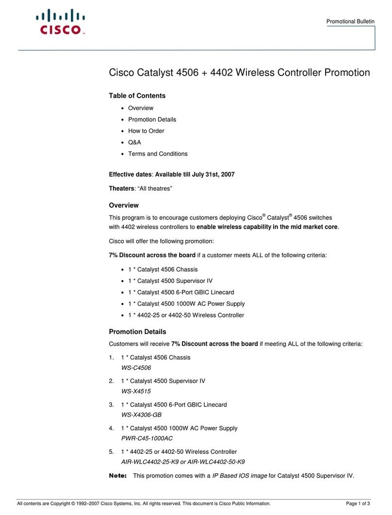 Cisco 4506 - Catalyst Switch supplementary guide