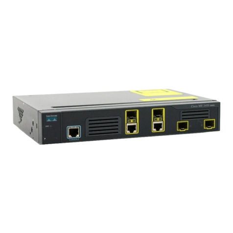 Cisco ME 3400 Series User manual