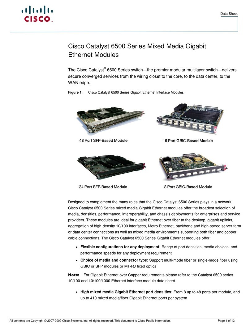 Cisco Catalyst X6724 User manual Cisco Catalyst X6724 User manual