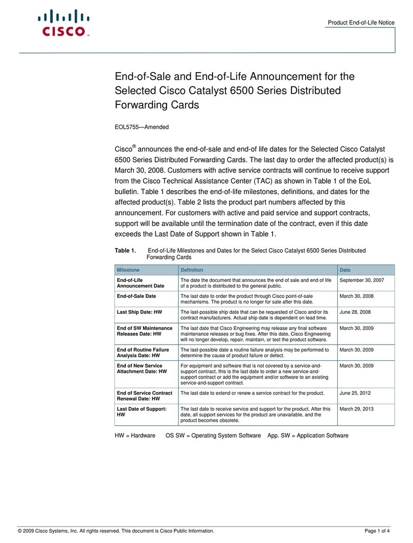 Cisco Catalyst X6816 Manual
