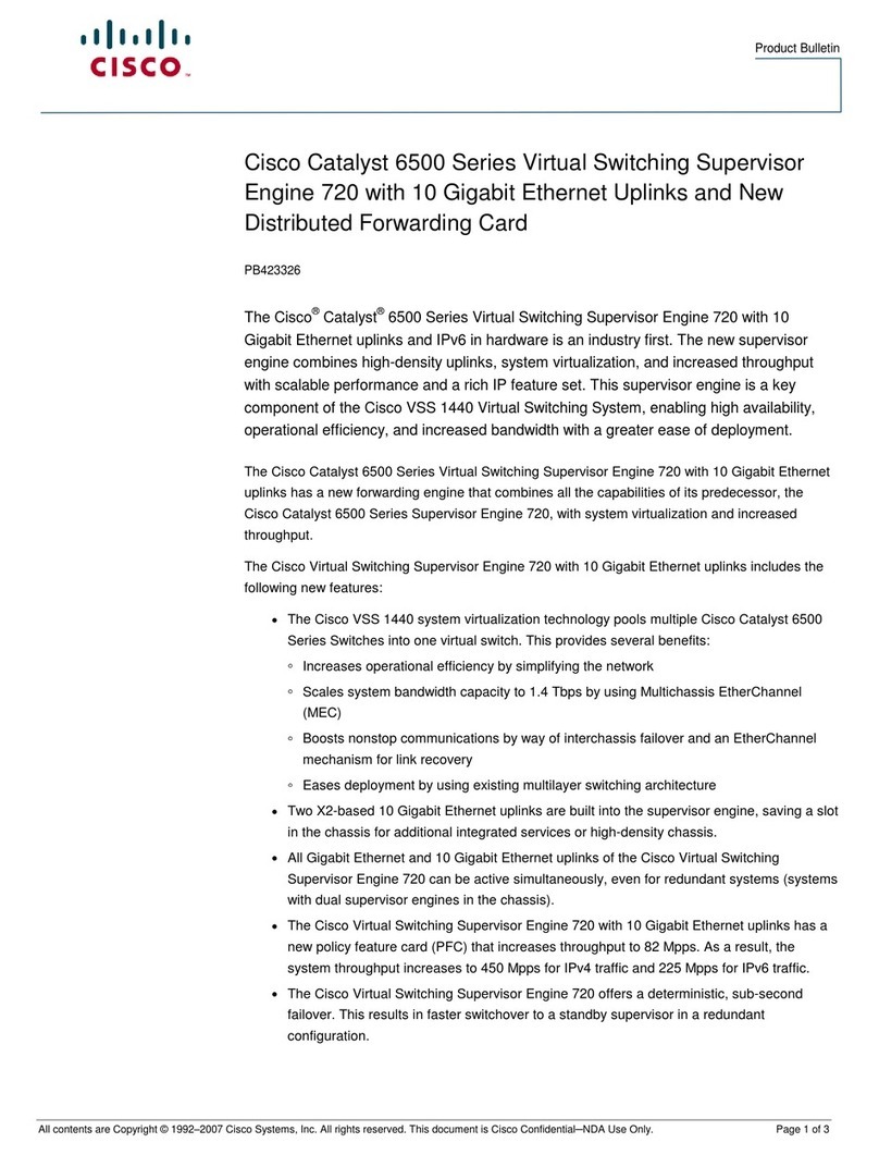 Cisco Catalyst X6748 User manual
