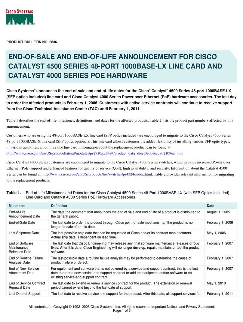 Cisco Catalyst X4448 Manual