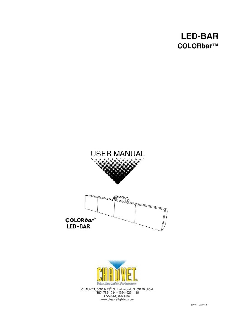 Chauvet LED-BAR user manual