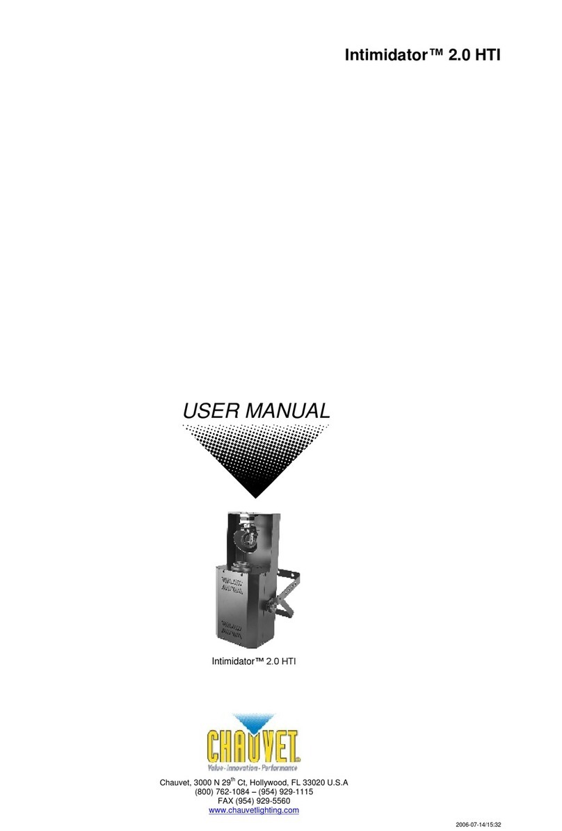 Chauvet Intimidator 2.0 HTI user manual