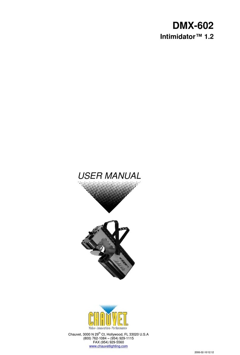 Chauvet DMX-602 user manual