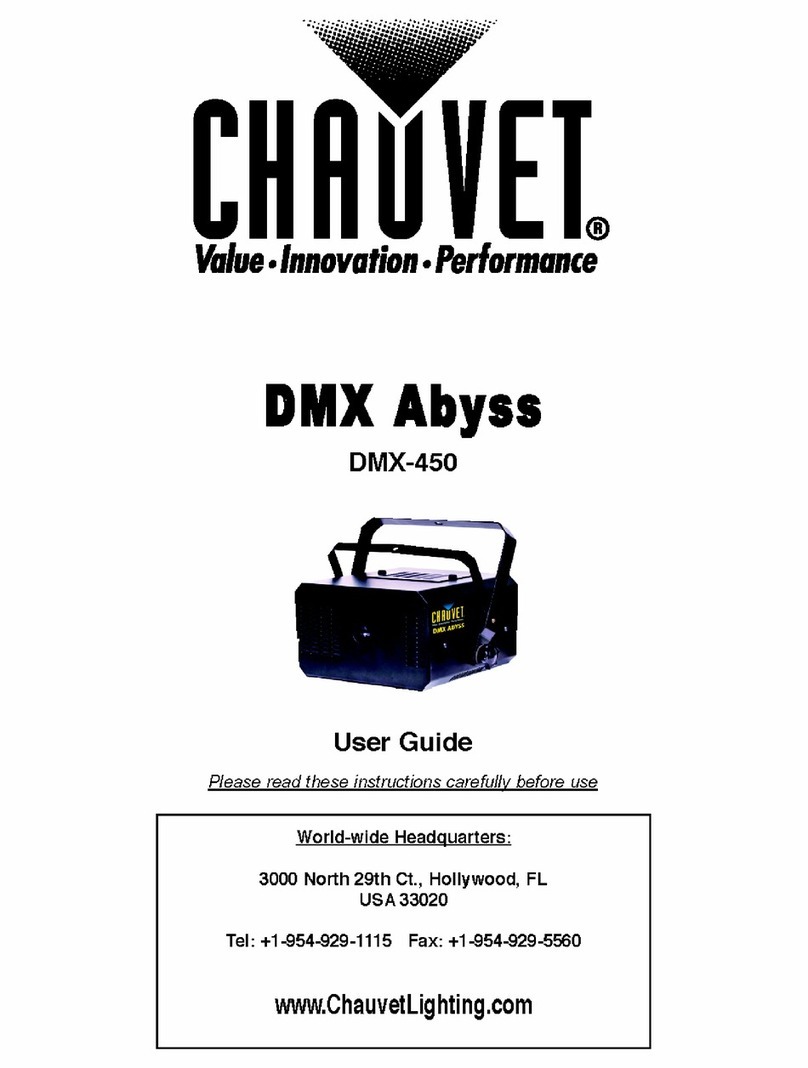 Chauvet DMX Abyss DMX-450 user guide