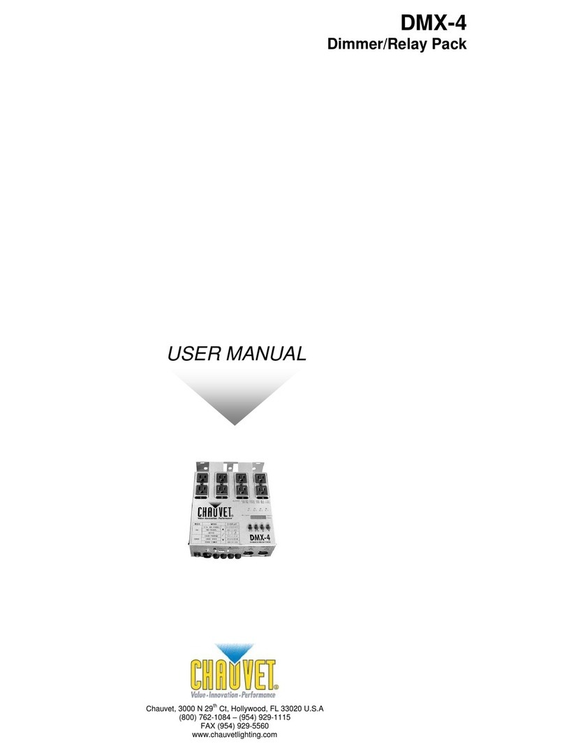 Chauvet DMX-4 user manual