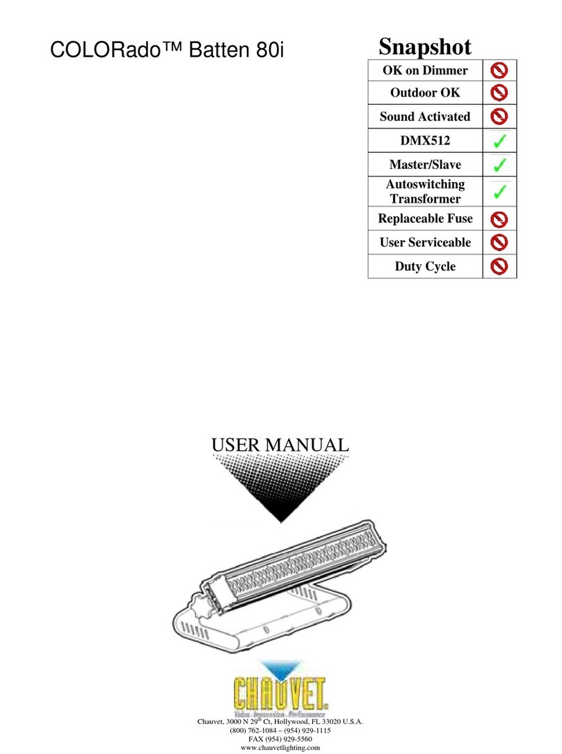Chauvet Batten 80i user manual